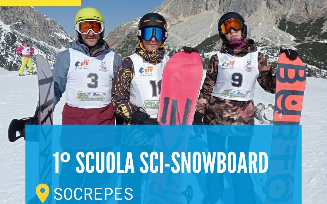 1º Uscita con Scuola SCI-SNOWBOARD