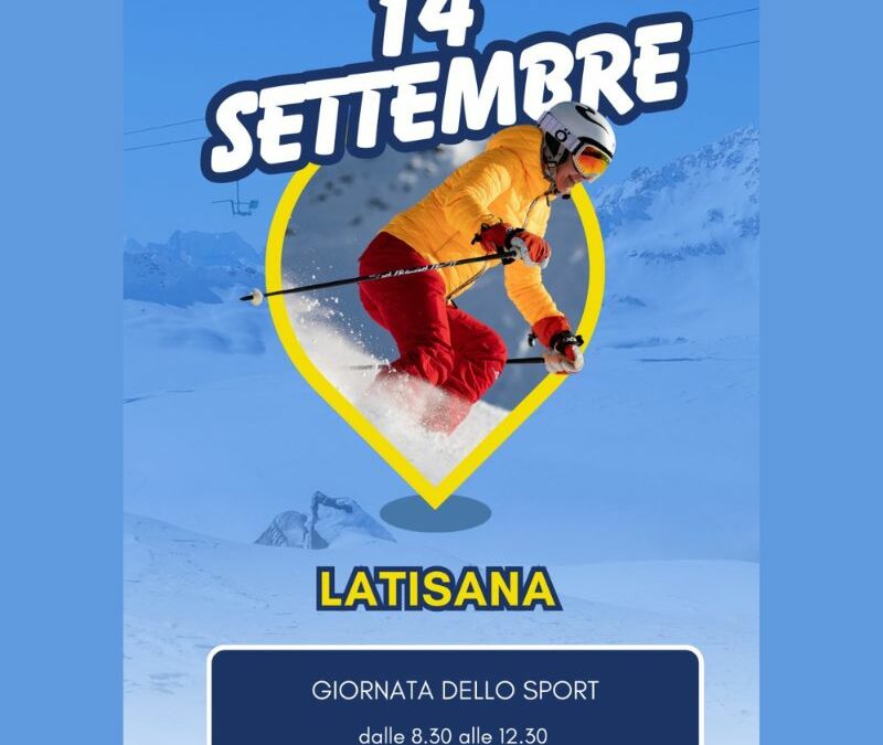 Partecipazione: GIORNATA DELLO SPORT LATISANA